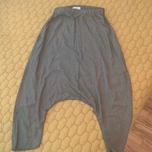 Jen Mcculough drop crotch tweed pants